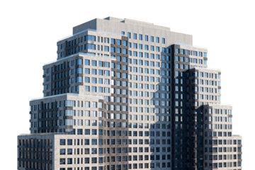 Modern Multistory Commercial Office Building Exterior