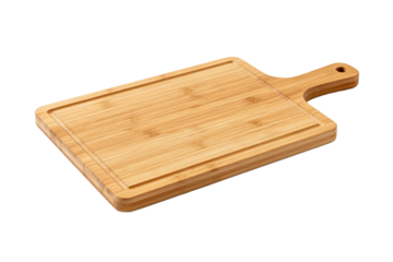 Bamboo Cutting Board with Handle for Kitchen Use