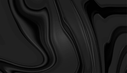 Abstract Black Fluid Texture Design