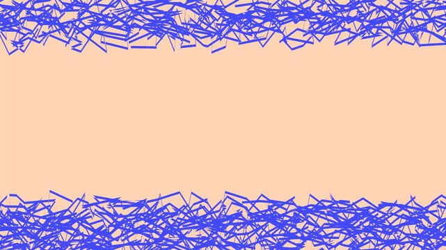 animation blue border line background