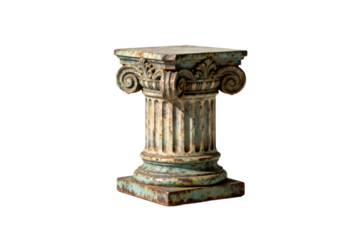 Antique Ornate Decorative Column Pedestal