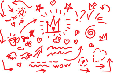 Hand drawn swirls and swoops for emphasis and decoration. swish, swoop, doodle, hand drawn, graphic element, design element, emphasis, decoration, highlight, underline, scribble, sketch, organic, brus