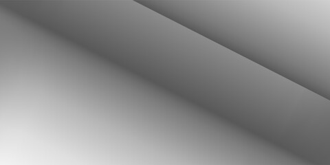 Light gray and white banner gradient background vector design