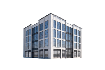 Modern Multi - Storey Commercial Building with Glass Facade