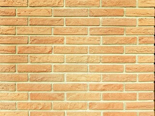 brick wall background, texture of a red brick wall. close - up