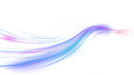 Futuristic Abstract Light Trails Wave Background Representing High-Speed Digital Data Flow, Communication, Technology, and Dynamic Movement