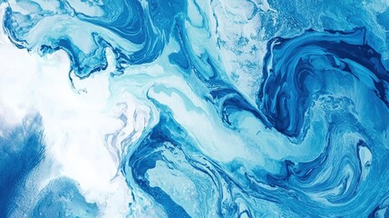 Vibrant blue watercolor marble background with a bright and fluid look, great for social media graphics for creative influencers, poster art for exhibitions, or projects about color and flow.