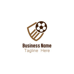 Soccer Ball and Shield Sports Team Logo Design