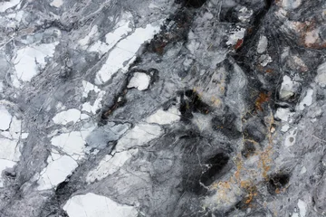 Selbstklebende Fototapeten Marmor Dark gray marble texture, close up.  © Dmytro Synelnychenko