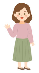 선생님_상냥한_여성_엄마_워킹맘_선생님 소개_인사하는_새학기 소개_유치원 선생님