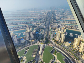 aerial view of Dubai