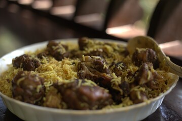 mandi rice with chicken