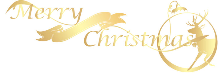 Merry Christmas background text illustration