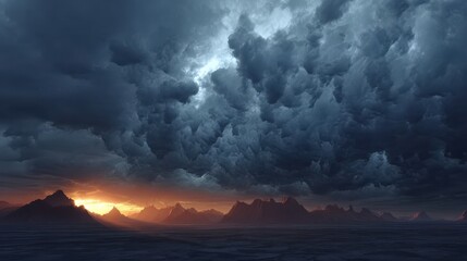 3D apocalyptic background depicting end of the world and extinction event, ideal for disaster movies, sci-fi games, or dramatic visual projects.