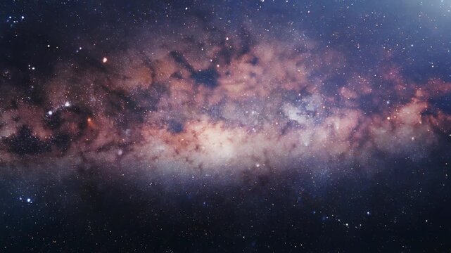 Stunning view of the galaxy with vibrant colors and starry night sky for space enthusiasts