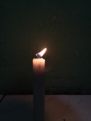 candle in the dark