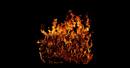 Capture of a burning rectangular surface, isolated on a black background. Perfect for VFX overlays, compositing, and cinematic fire effects.