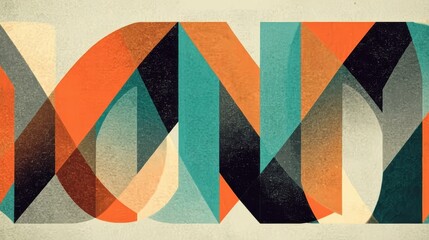 Obraz premium Contemporary digital art background in Neo Memphis style with grainy texture, ideal for fashion lookbooks, avant-garde magazine layouts, or trendy graphic design projects.