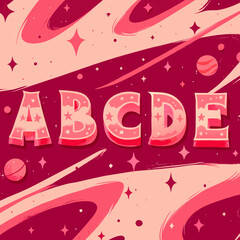 vector illustration of an abstract background with hearts