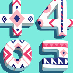 set of abstract geometric shapes