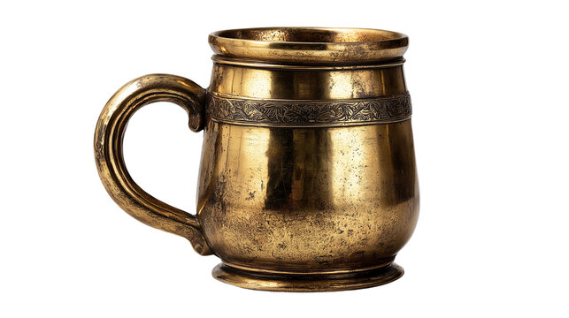 Minimalist product photo of a turna copper debito glass transparent png background. Ai generated