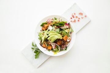 salad with chicken