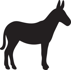 Fototapeta premium Donkey Icon – Vector Illustration