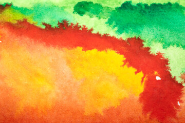 A Colourful Watercolour Paint Brush Stroke for Background