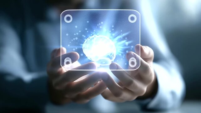 Faceless hands holding human head silhouette with ADHD visualization defocused confused mind background attention deficit disorder mental health concept psychological issues