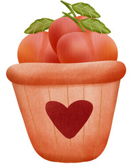 Apple in a pot