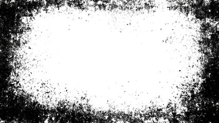 Creative grunge border frame illustration featuring splashed ink rough banner background. old grunge frame vintage paper texture.