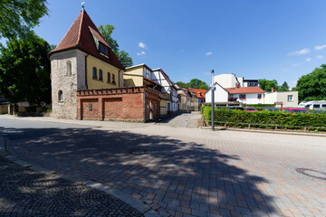 Die historische Altstadt von Zeitz, Burgenlandkreis, Sachsen-Anhalt, Deutschland © dina