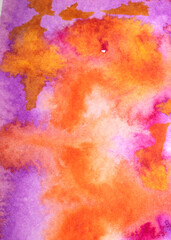 A Colourful Watercolour Paint Brush Stroke for Background