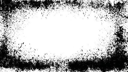 Creative grunge border frame illustration featuring splashed ink rough banner background. old grunge frame vintage paper texture.