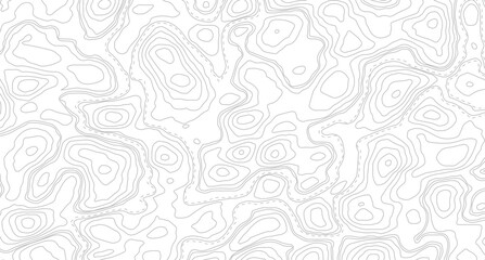 Abstract background with waves Geographic mountain relief. Abstract lines background. Contour maps. Topo contour map on white. © Mst
