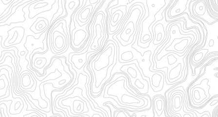 Abstract background with waves Geographic mountain relief. Abstract lines background. Contour maps. Topo contour map on white.