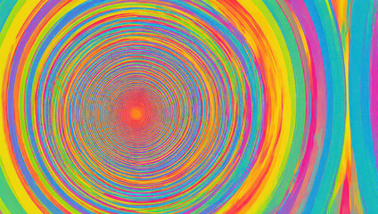 Vibrant Abstract Swirl - A Kaleidoscope of Colors and Motion.