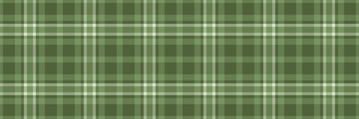 Cultural background tartan pattern, retail vector fabric seamless. Tile check textile texture plaid in green and light colors.
