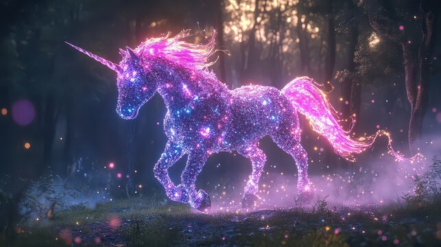 Neon Unicorn