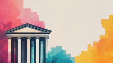 IPO events, companies going public, festive watercolor details