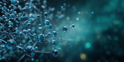 Conceptual image of a complex molecular structure.