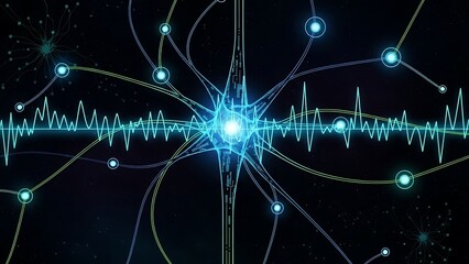Neural Network Connection with Brain Waves and Data Transfer.