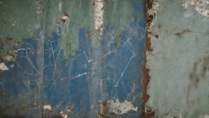 Distressed Wall Texture with Layers of Paint and Weathering.