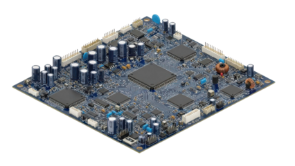 Circuit Board with Components