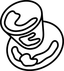 녹슨 압정 흑백