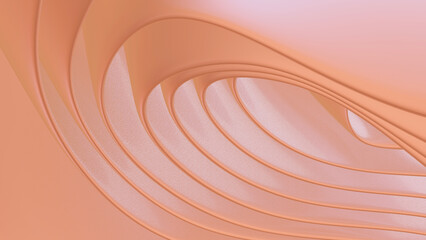Background, wallpaper, digital dashboard with folds of cloth. Soft pink shades with reflections.