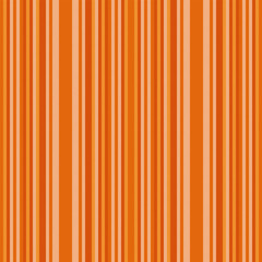 Fototapeta premium Cut out stripe textile fabric, editable texture lines background. Idea vector seamless pattern vertical in orange and linen colors.