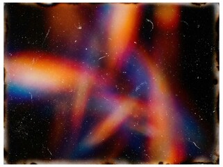 Abstract Blurry Light Streaks and Scratches on Dark Background bokeh