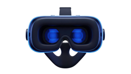 Virtual Reality Headset, Neon Glow