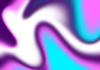 multicolor blur liquid gradient shapes in transparent background